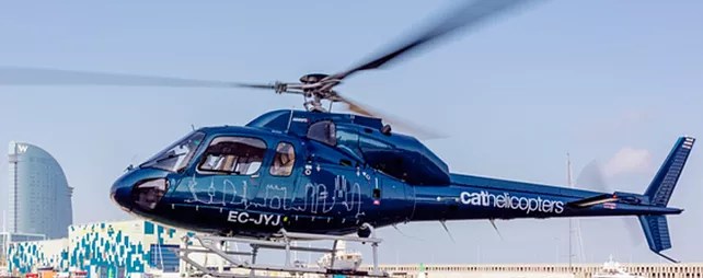 Contempla las mejores vistas de la ciudad desde . Vuela Con Nosotros Cathelicopters Barcelona
