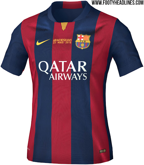 3) the chapter dedicated to the triplete won by luis enrique team is too short . Fc Barcelona Honor Xavi With Special Shirt Footy Headlines