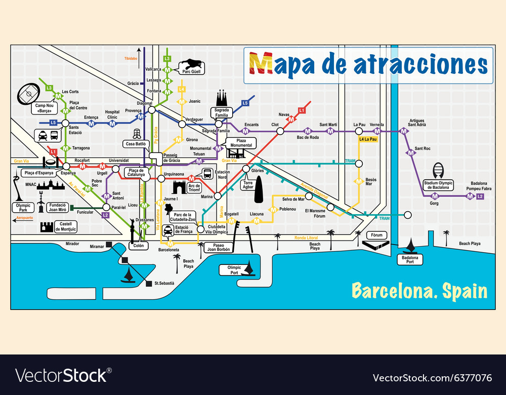 44+ High Resolution Barcelona Tourist&nbsp;Map